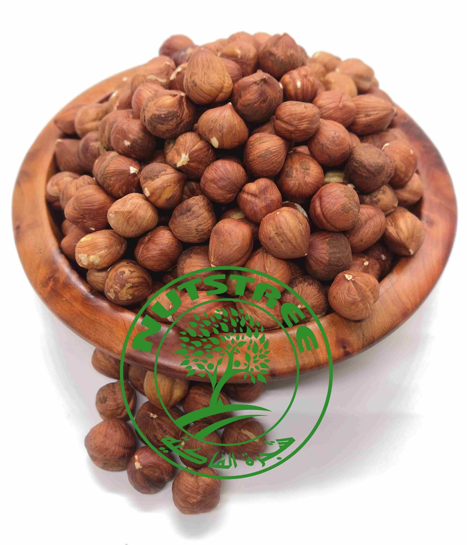 noisettes non grillées بندق غير محمص