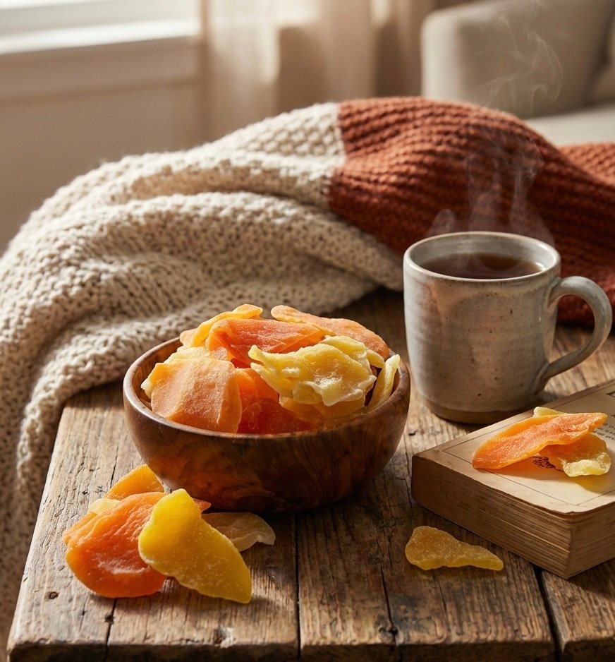 Tranches de fruits shèchè - شرائح فواكه مجففة