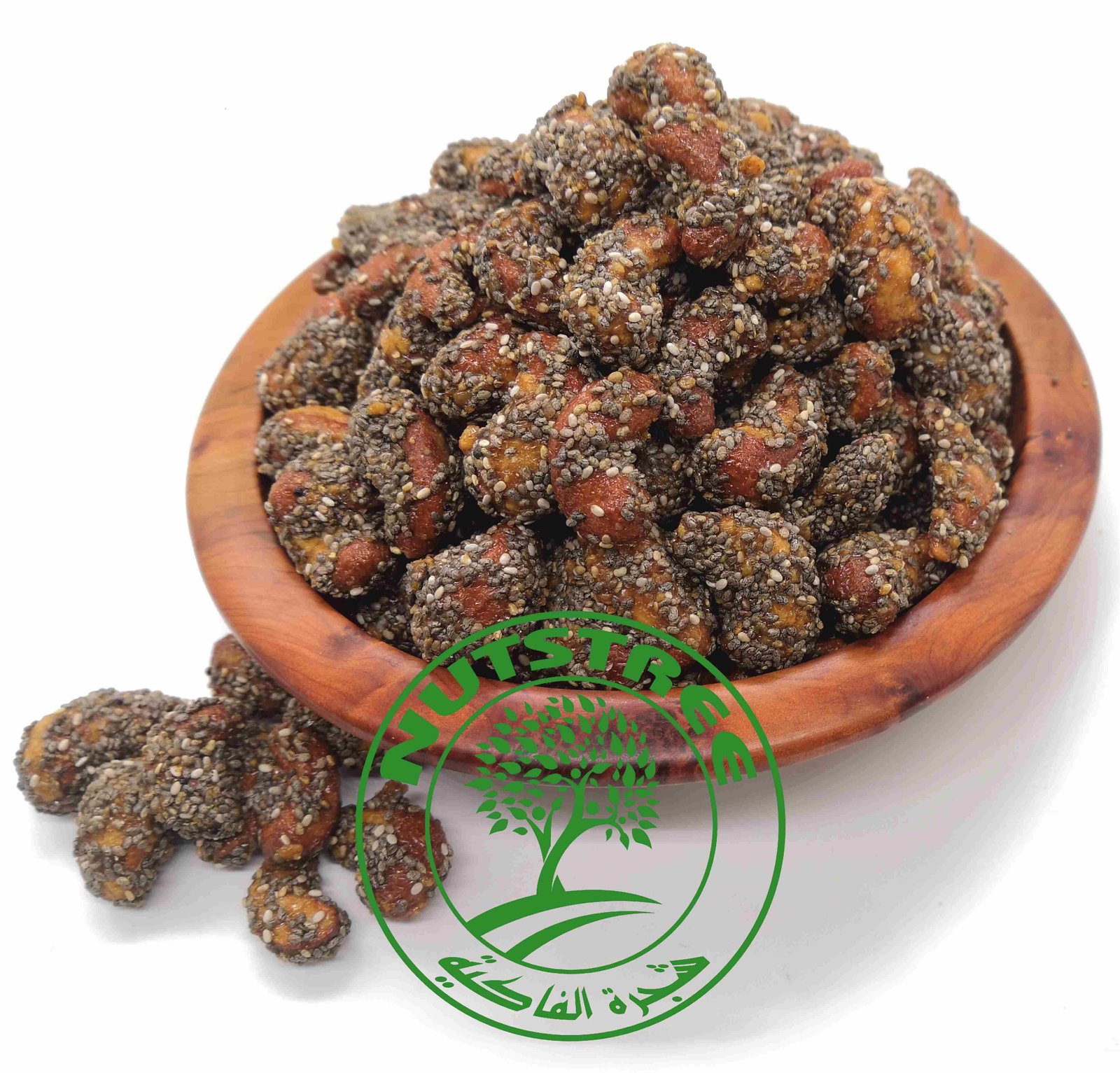 noix de cajou caramélisées chia الكاجو المكرمل والشيا